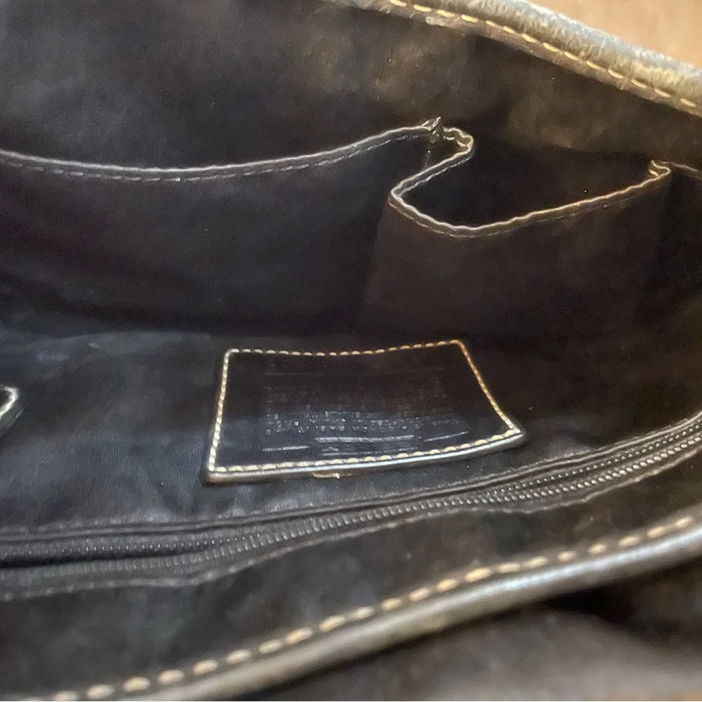 COACH Ergo Brown and Tan Designer Shoulder Bag - Picture 3 of 11